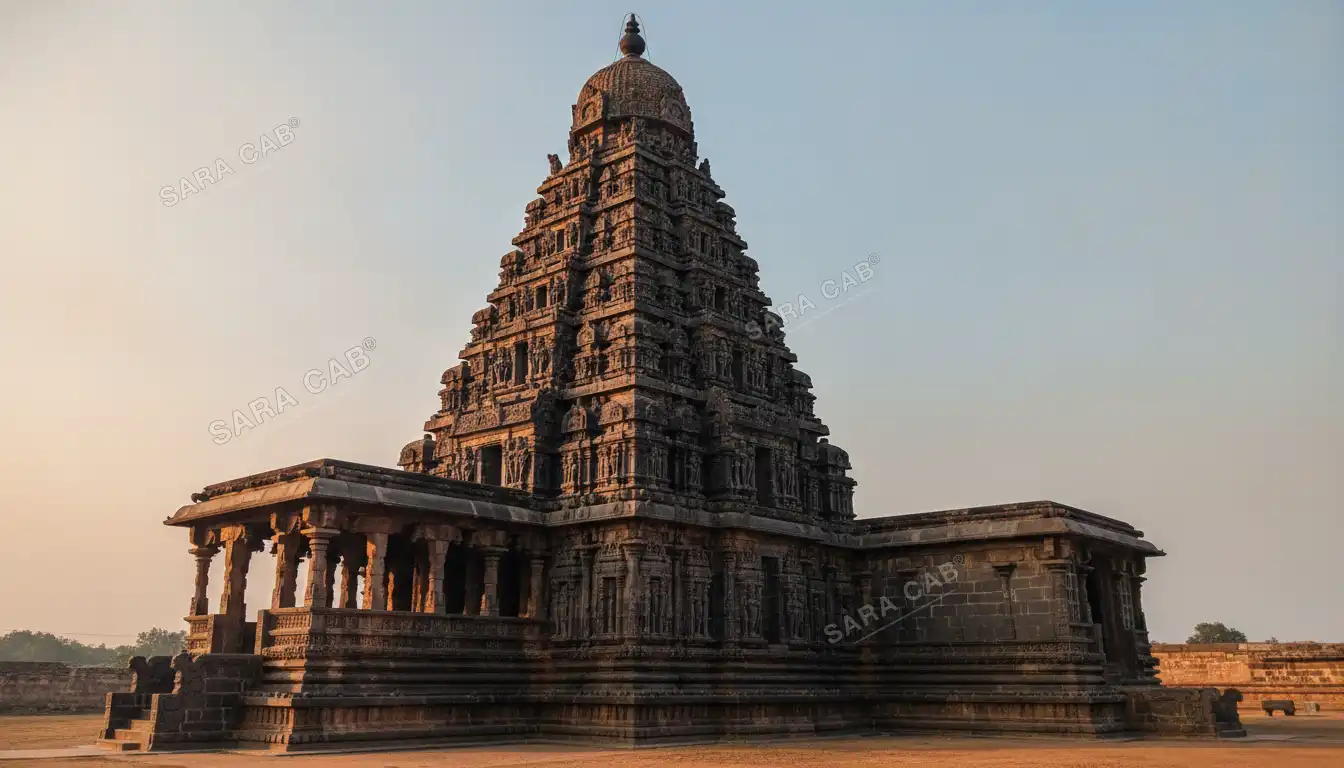 The intricately carved Airavatesvara temple at Darasuram, near Kumbakonam