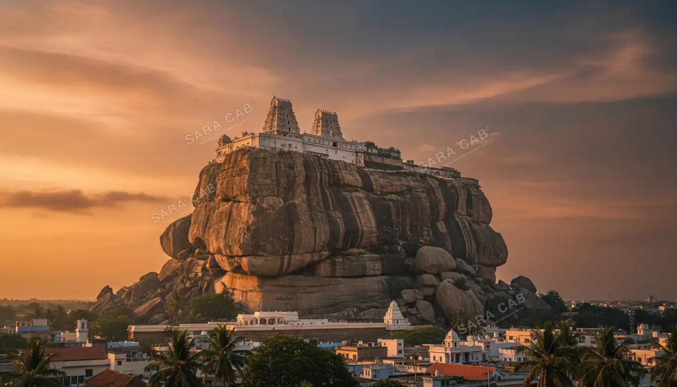 The Rockfort at Trichy, a temple on a granite outcrop above the town